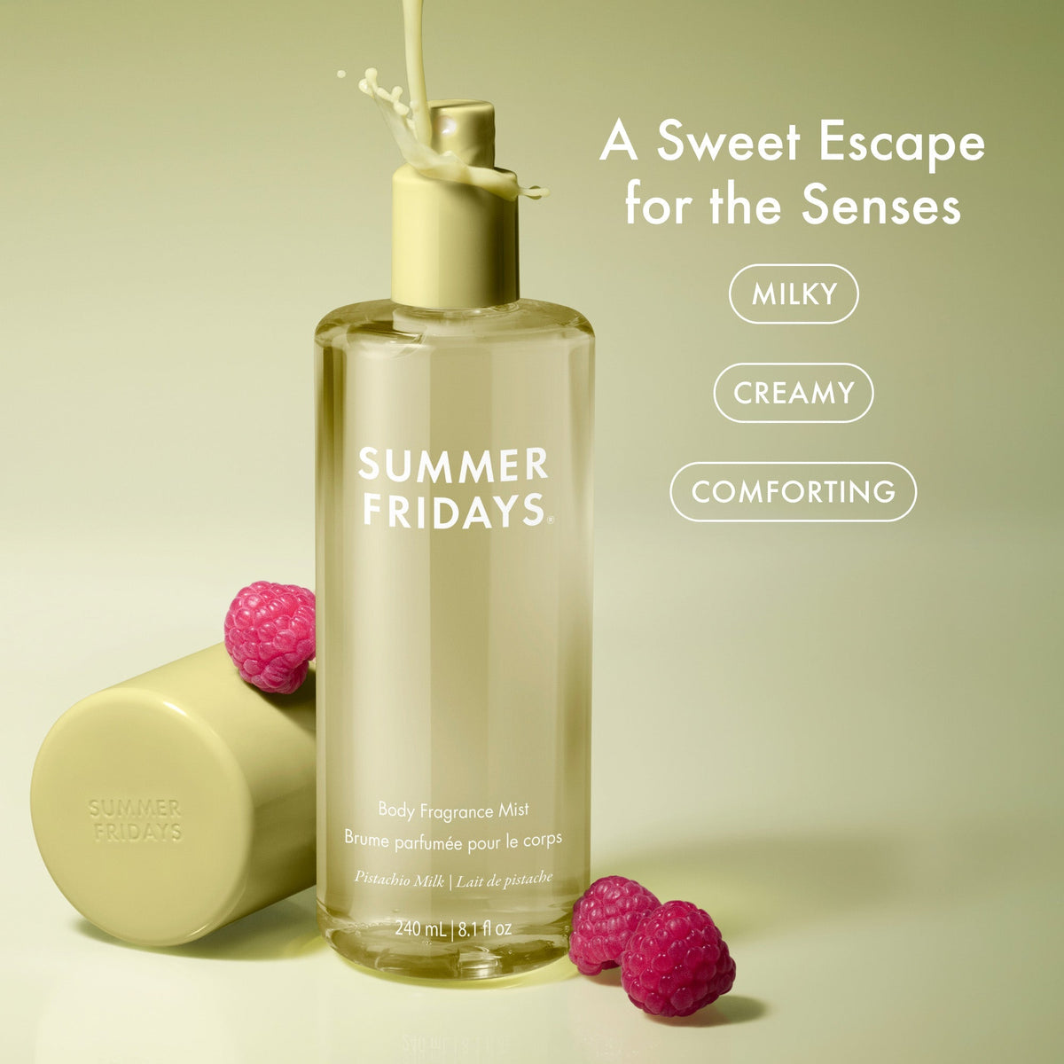 Body Fragrance Mist Pistachio Milk Travel Size